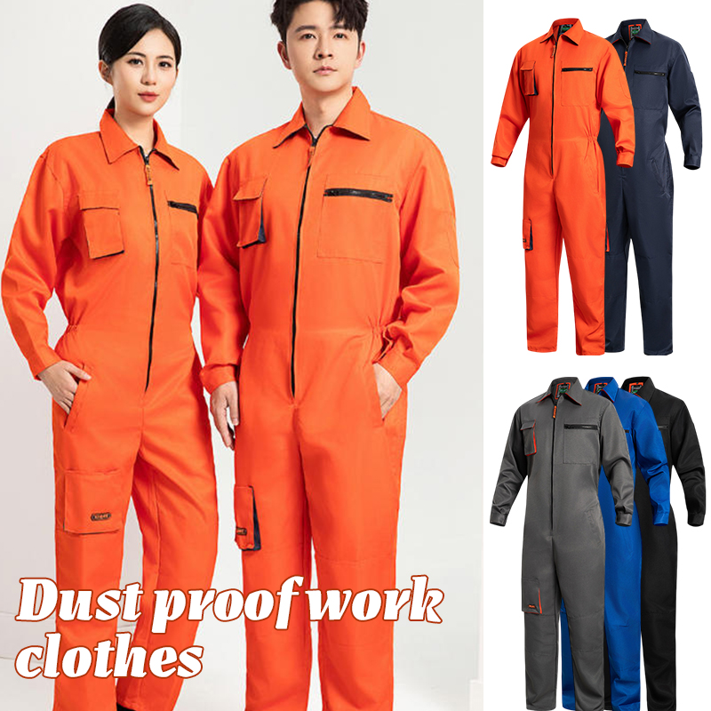 Auto Repair Shop Uniforms - ชุดจั๊มสูทสำหรับช่างซ่อมรถยนต์ ชุดทำงาน ชุดพ่นสี ชุดกันฝุ่นสำหรับงานซ่อมรถยนต์ ชุดคลุมสำหรับคนงานโรงงาน