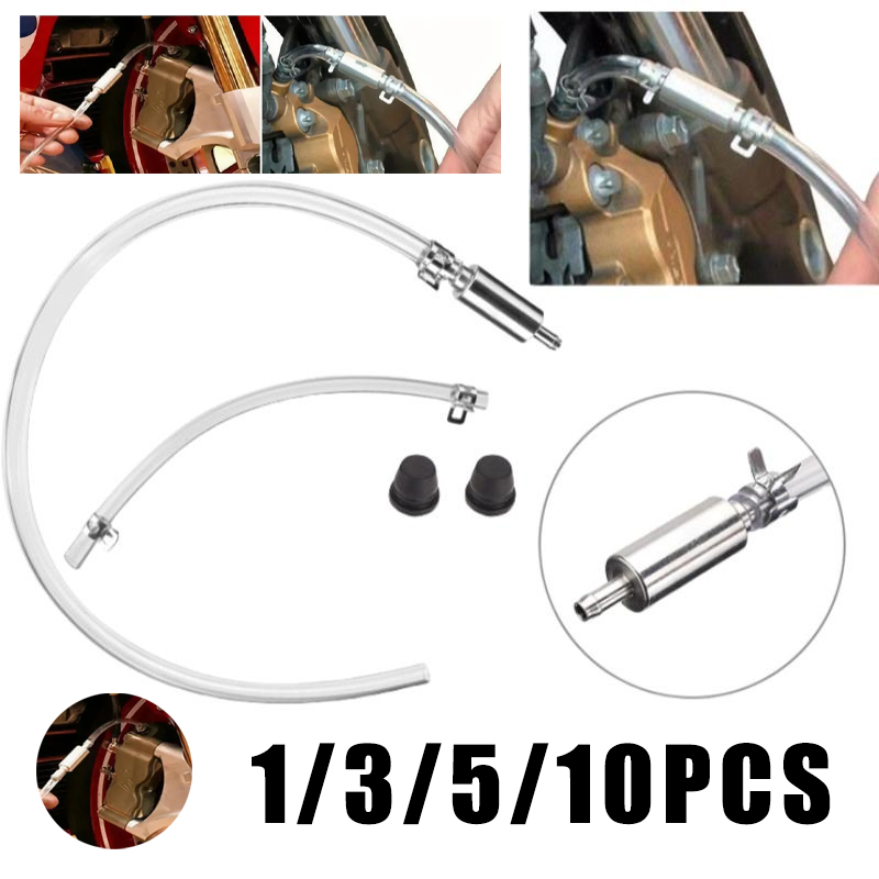 Brake Bleeder Kit - ยานยนต์ไฮดรอลิคคลัทช์เบรค Bleeder Kit วาล์วตรวจสอบทางเดียวท่อเลือดออกเครื่องมือเปลี่ยนอะแดปเตอร์ Professional ชุด