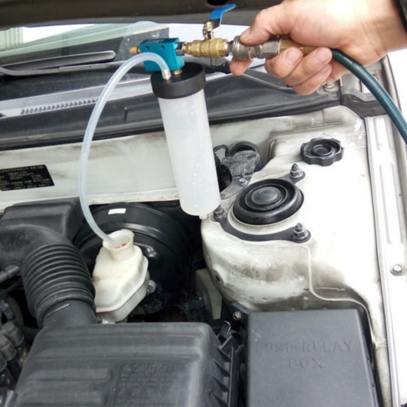 Brake Bleeder Kit - รถเบรค Bleeder ไฮดรอลิกปั๊มของเหลวชุดปั๊มของเหลวเปลี่ยน Purge ถังหลอดซ่อมเครื่องมือรถบรรทุกรถจักรยานยนต์อุปกรณ์เสริม