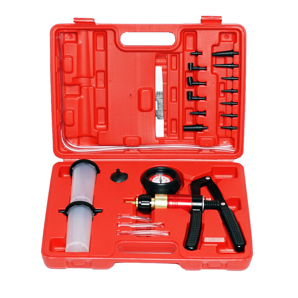 21PCS มือถือสูญญากาศปืนพกปั๊มช - Brake Bleeder Kit บทวิจารณ์และราคา