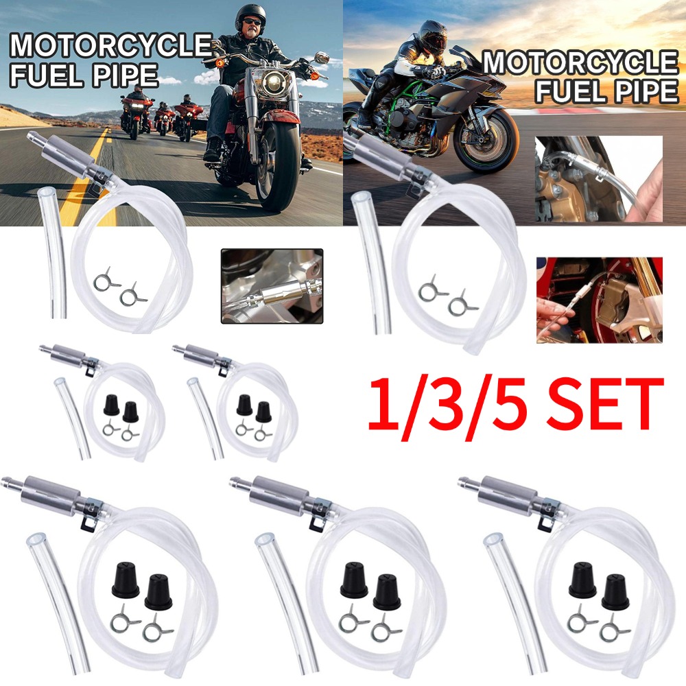 1/3/5SET สายยางไล่น้ำมันเบรคพร - Brake Bleeder Kit บทวิจารณ์และราคา